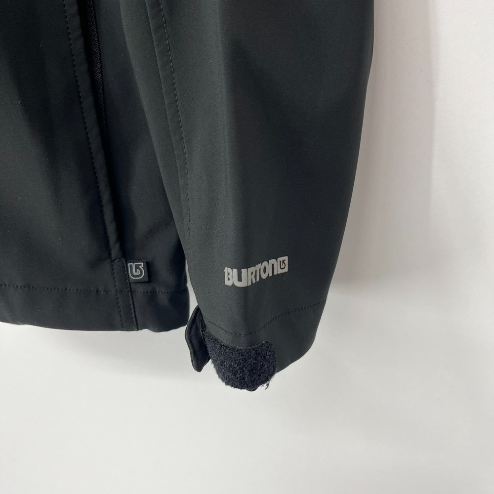 Burton‎ Full Zip Jacket Men's Size M Black Pockets Softshell - Picture 6 of 12